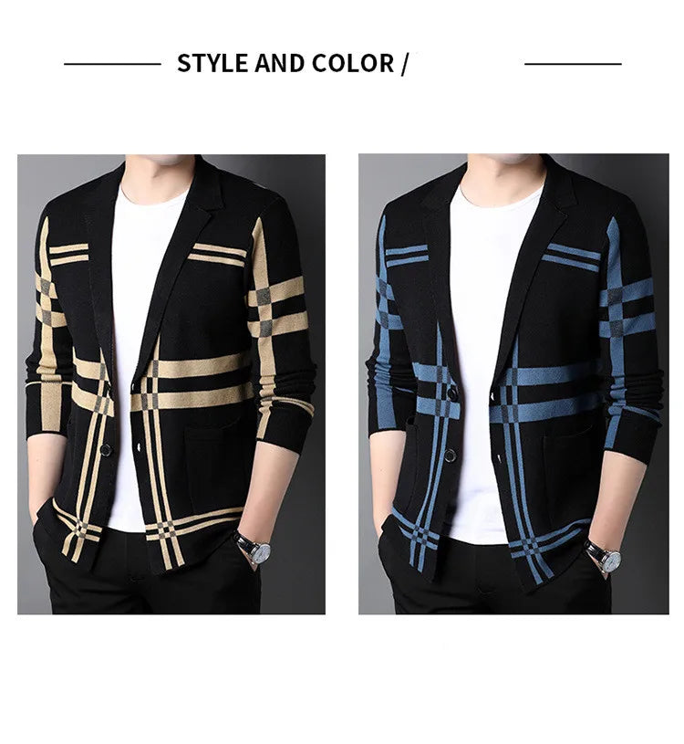 IGLDSICN Cardigan V-Ausschnitt - Größen, Material, Plaid