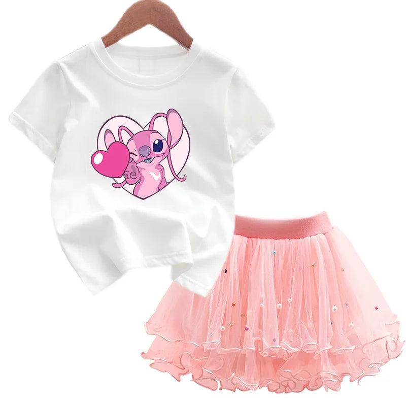 Mädchen-Disney-Set 2025: Lilo & Stitch Tutu-Kollektion - Licensed Character Collection