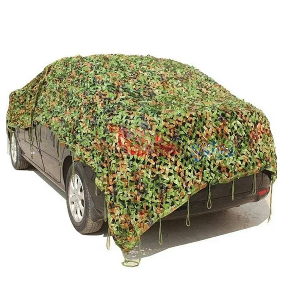 Woodland Camouflage Netting Woodland Camo Net for Camping Hunting Shooting Sunscreen Nets Sun Shelter Car Shade Covers Tents