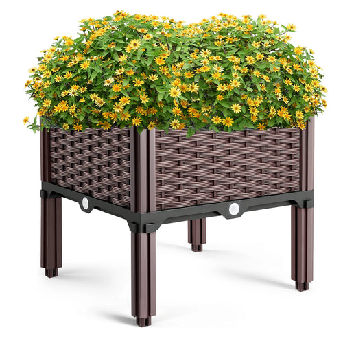 GrünBox Pflanzbeet Kunststoff PP 1 Fach Bewässerung