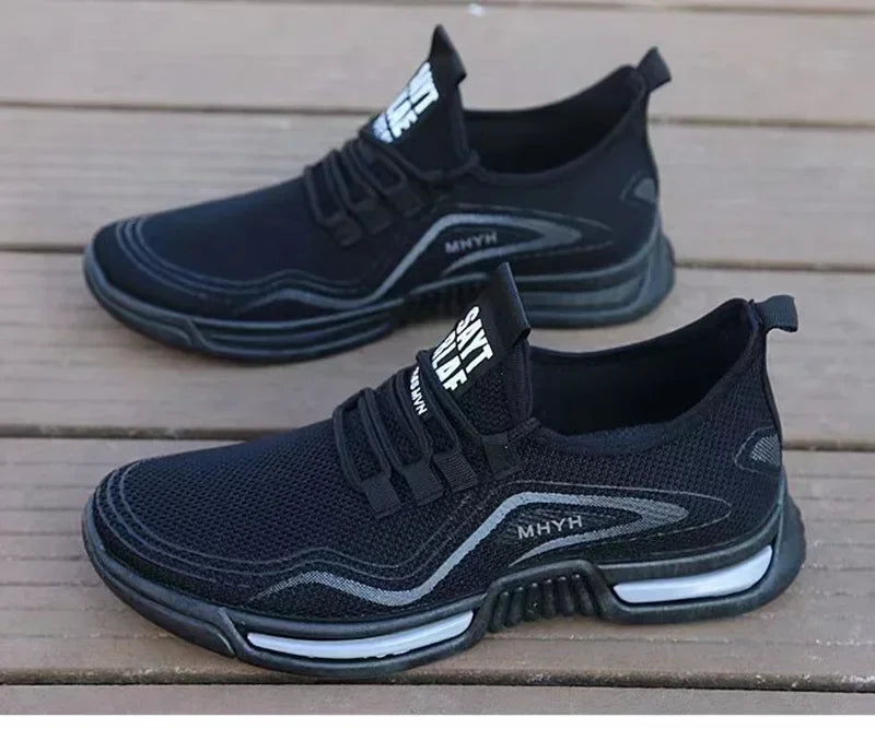 Herren-Slip-On-Sneaker 2025: Rollstep Männer Schuhe Slip on Mode Sneaker Männlich Sport Laufen Schuhe Atmungsaktiv Gym Training Walking Tennis Schuhe Non Slip Workout Flats Kollektion