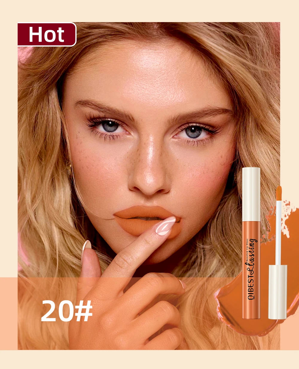 QIBEST Matte Liquid Lipstick