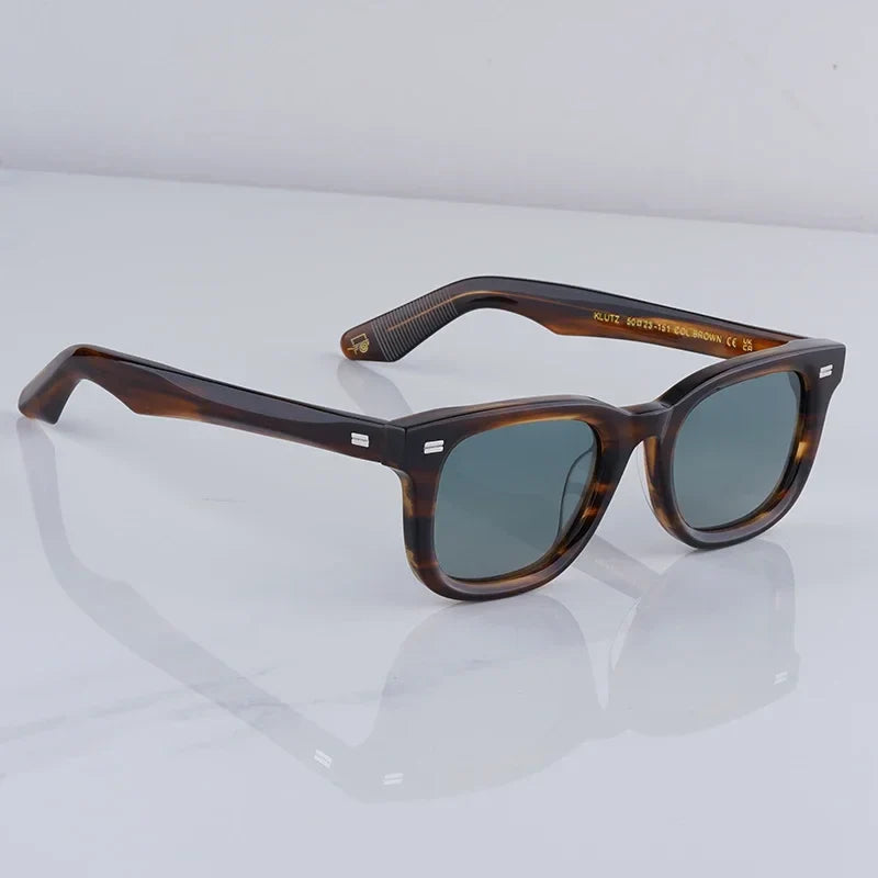 Lemtosh KLUTZ rectangle sunglasses vintage inspired acetate luxury