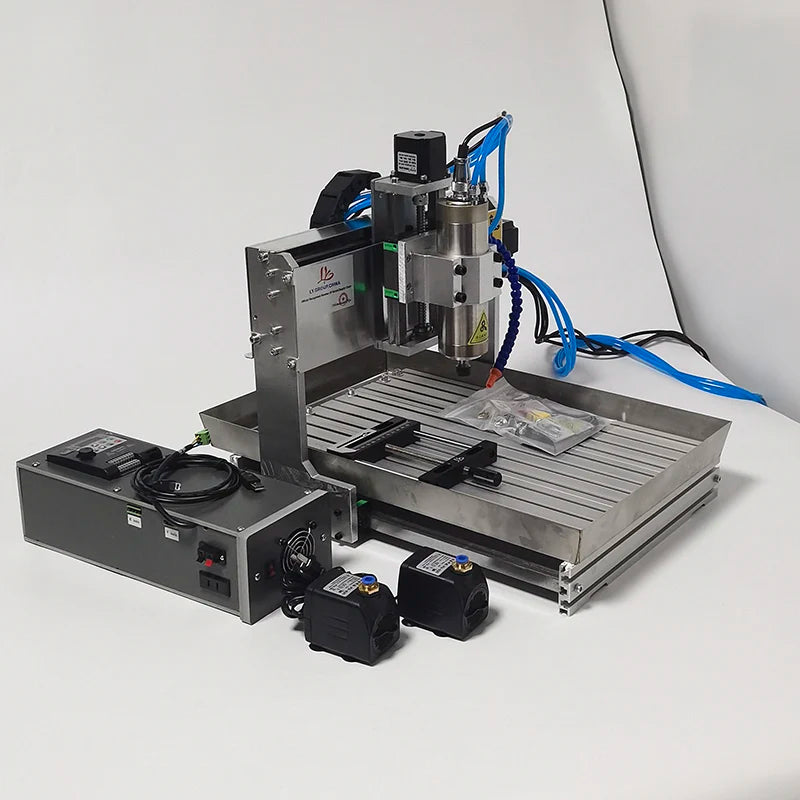 LYBGACNCCNC Wassergekühlte CNC Router - 2200W Achsen 3 5 Maße 2030 by Golden Bridge Store