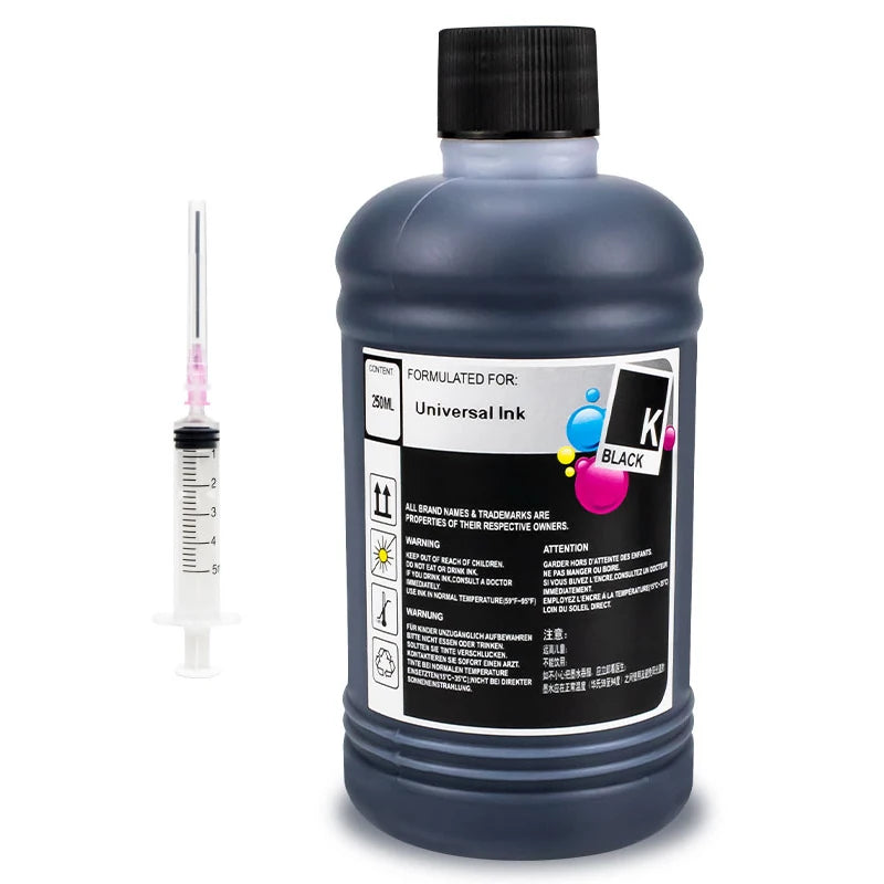 FANHANG 250ml Nachfülltinte Kompatibel - Spritze HP Canon