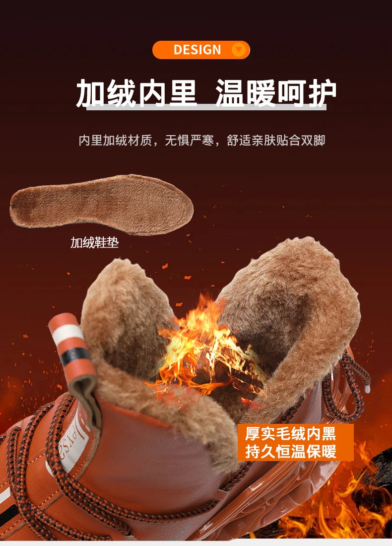 Comeinia Schnee Stiefel Wasserdicht Gepolstert - Größe 42, Rutschfest, Plüschfutter