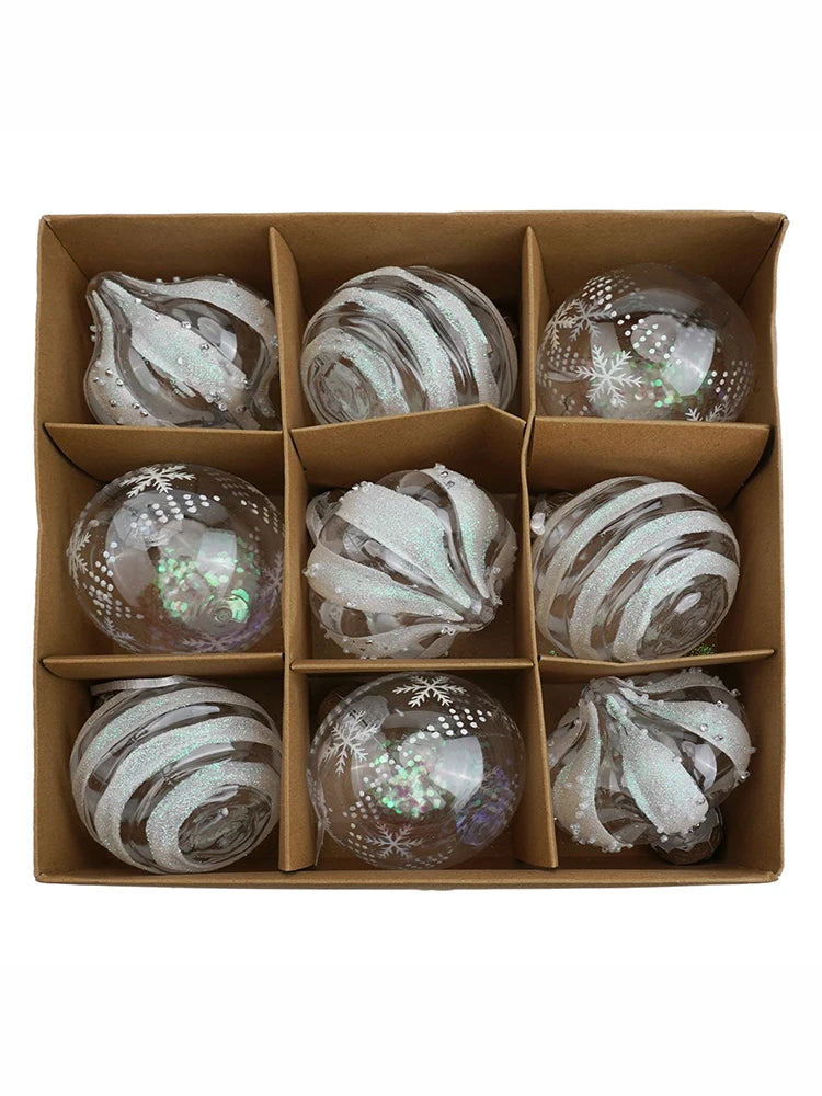 Choice Weihnachtskugeln Bruchsicher - Inhalt 9 Stk, Durchmesser 6 cm