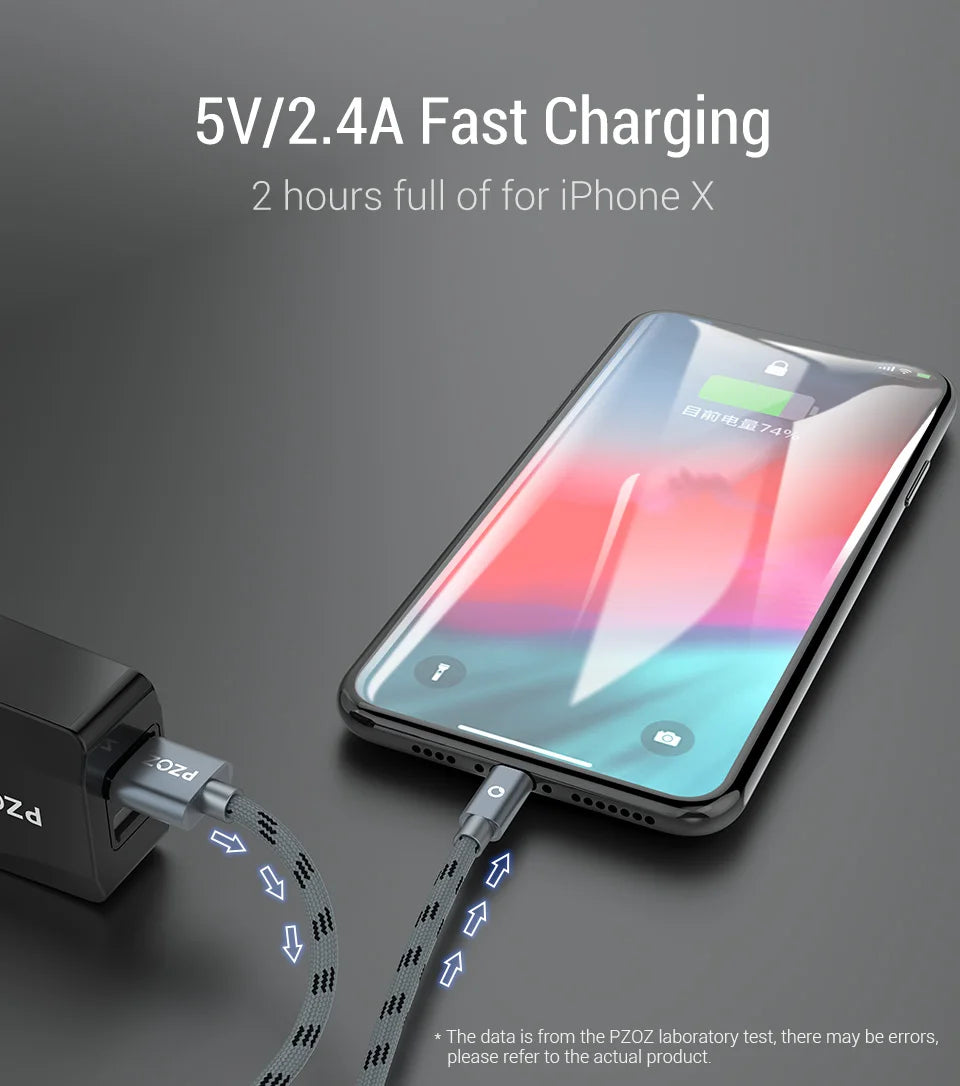 PZOZ USB Kabel Für iPhone - Hochgeschwindigkeits-Ladekabel