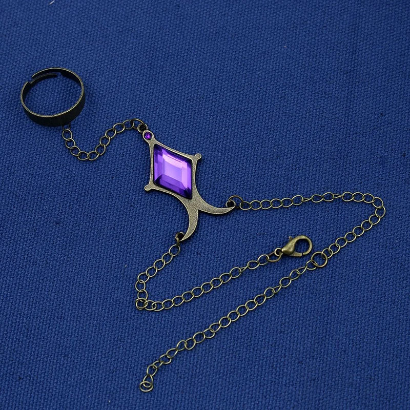 Akemi Homura Bracelet Women Rhinestone Ladies Bangles Bracelets Jewellery Couples Metal Puella Magi Madoka Magica Bague Femme