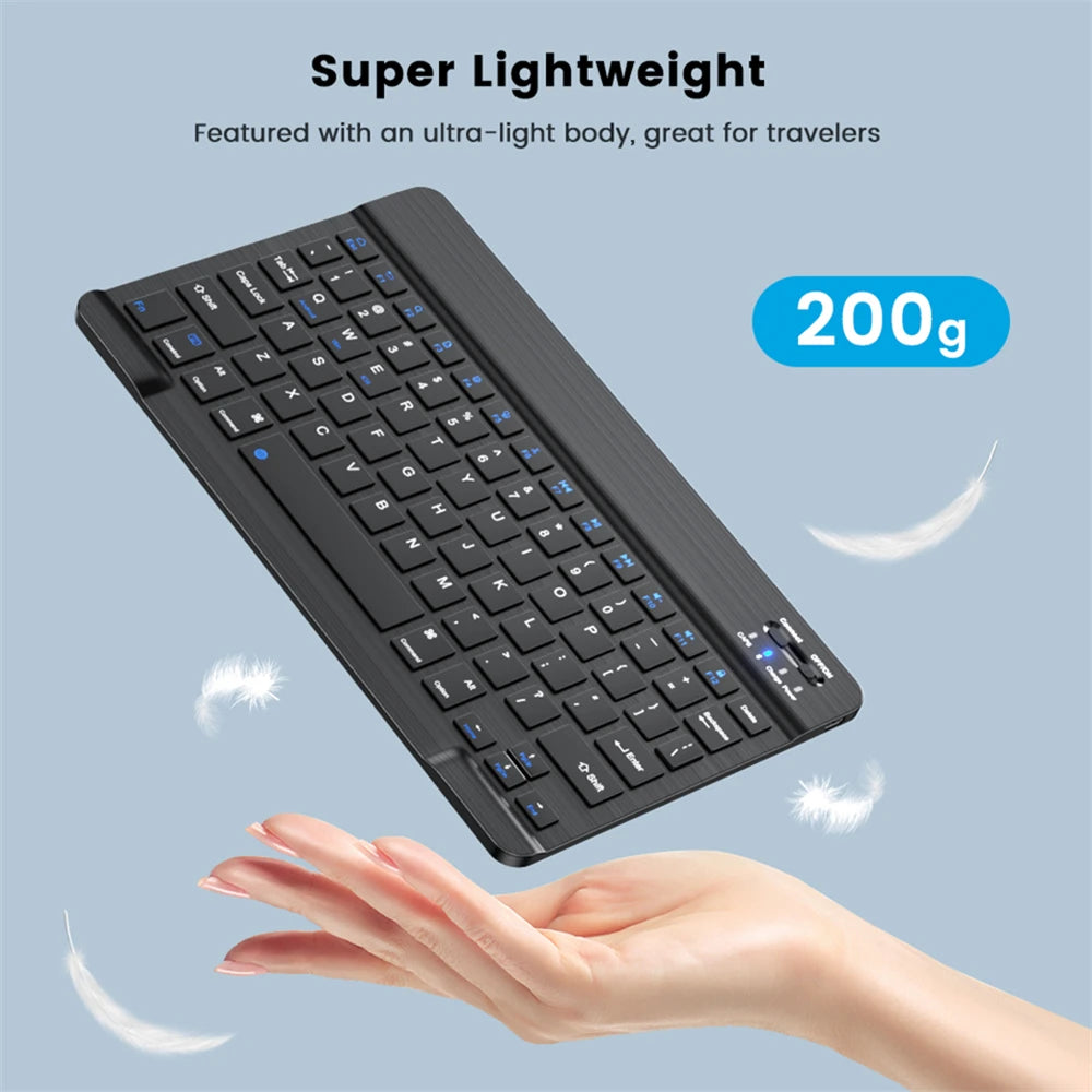Bluetooth Wireless Tastatur und Maus für iOS Android Windows Tablet - Deutsche Version