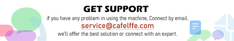 Cafelffe 5 in 1 Multiple Capsule Coffee Machine Hot/Cold DG Cappuccino Nespresso Capsule ESE Pod Ground Coffee Cafeteria 19Bar