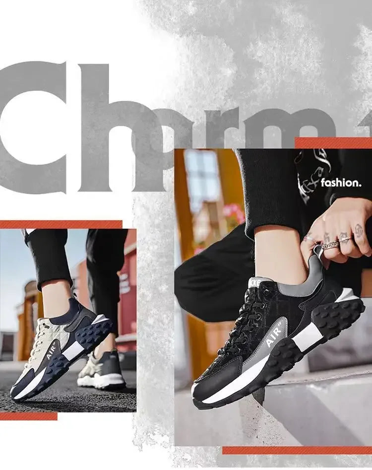 Men Fashion Shoes 2024 New Running Shoes High Quality Men Sneakers Outdoor Casual Shoes Man Comfortable Breathable Casual Shoes