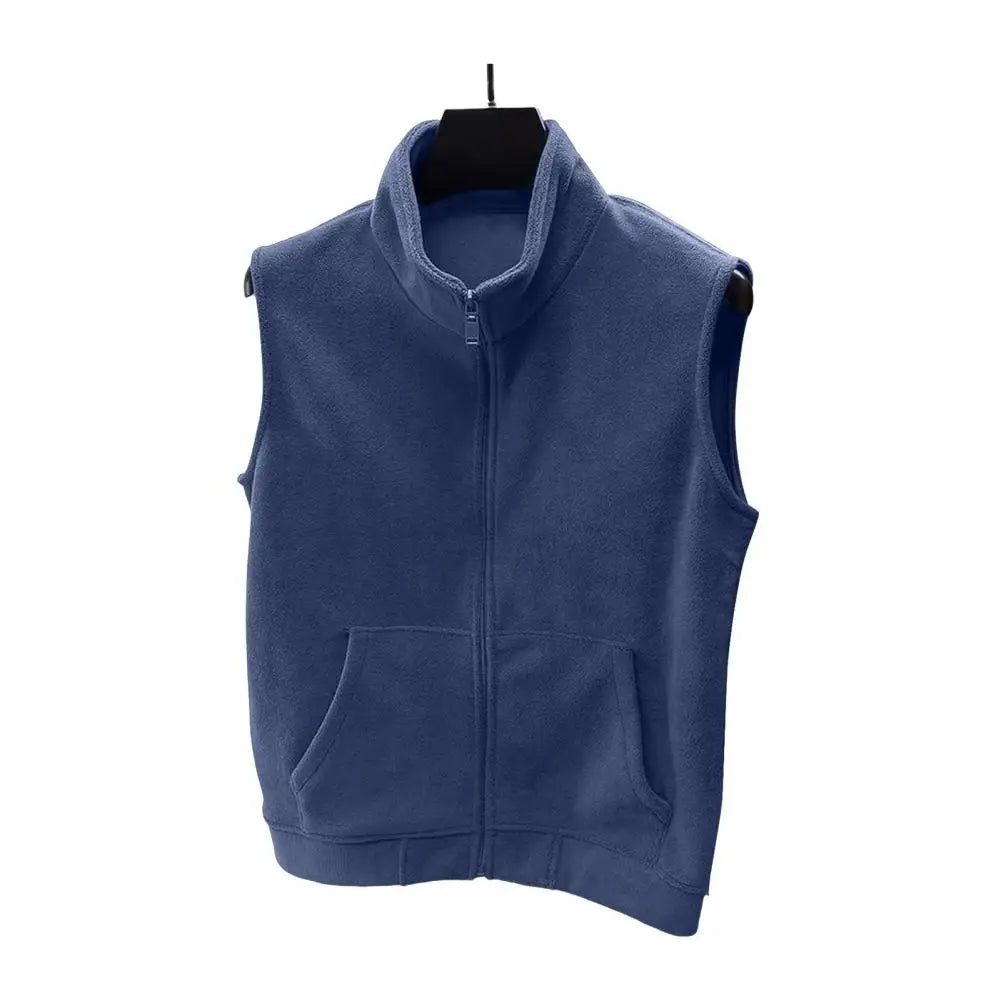 Sanwood Polar Fleece Weste Doppelseitig Stehkragen - Kapazität Hoch Leistung Hoch Größe M