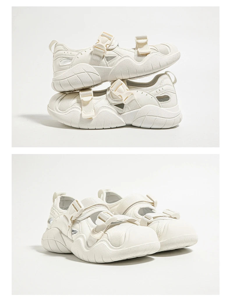 Vintage Clunky Sneaker breathable Shoes for Women Casual Hollow Out Sneakers Fashion shoe Sports