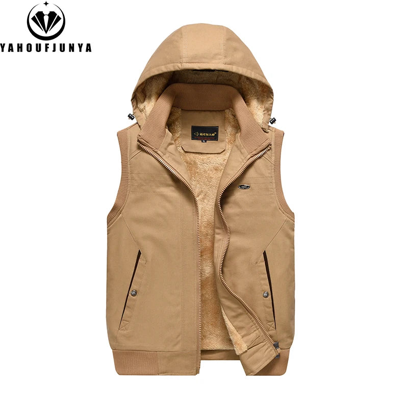 NordicX Hood Weste Fleece Kapuze - Winddicht, L, Polyester