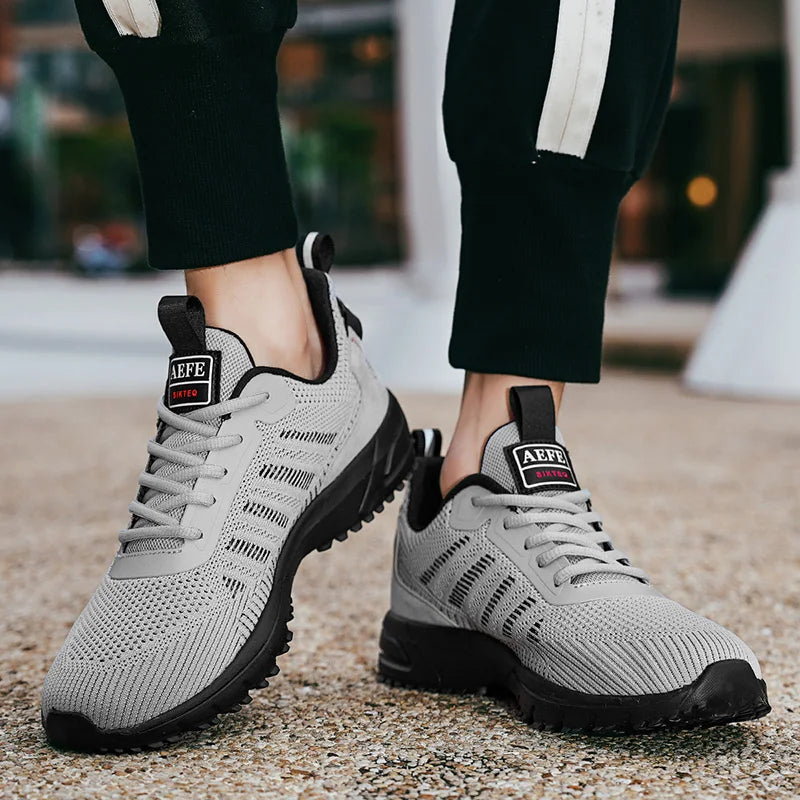 Herren-Laufschuhe 2024: MAEDEF Neue 2024 Männer Laufen Schuhe Atmungsaktiv Outdoor Sport Schuhe Leichtgewicht Sneaker für Männer Komfortabel Athletisch Training Fußbekleidung Kollektion