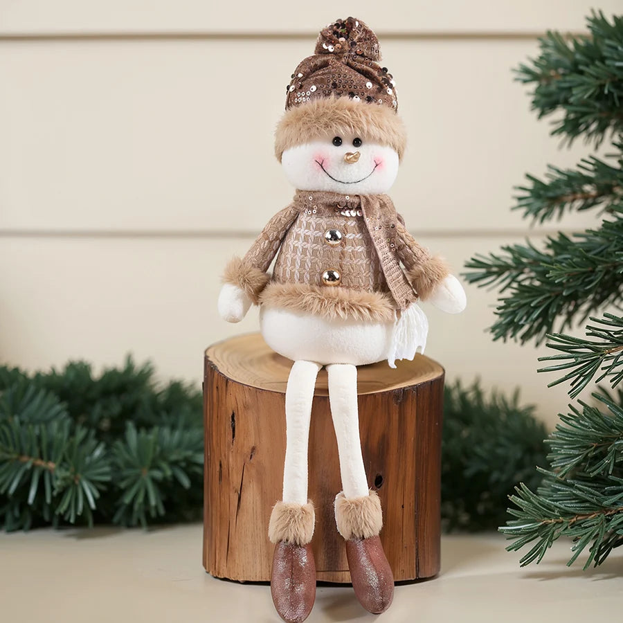 CN Santa Claus Puppe - Stoff-Weihnachtsdeko - Größe 25 cm, Handarbeit