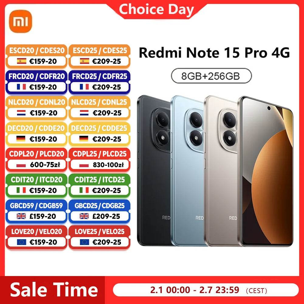 Xiaomi Redmi Note 15 Pro NFC - 6500 mAh 45W 6,77 Zoll