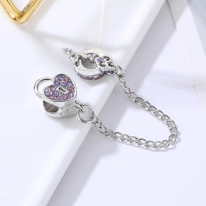 Neuer Original-Legierung-Schmuck Familie Mutter Papa Liebe Herz Anhänger Charm für Armband Halskette DIY Damen Schmuck