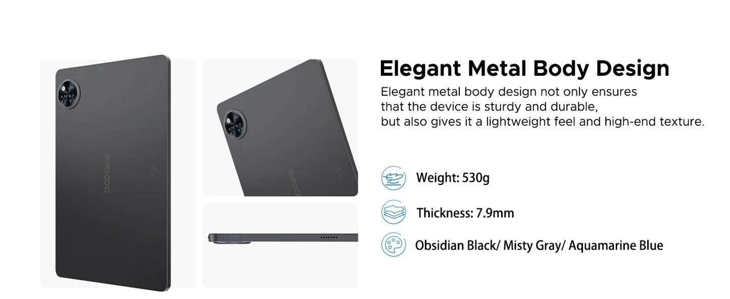 DOOGEE U11 Ultra-Klares 90Hz Tablet - 11 Zoll Display, Unisoc T7200, 8580mAh