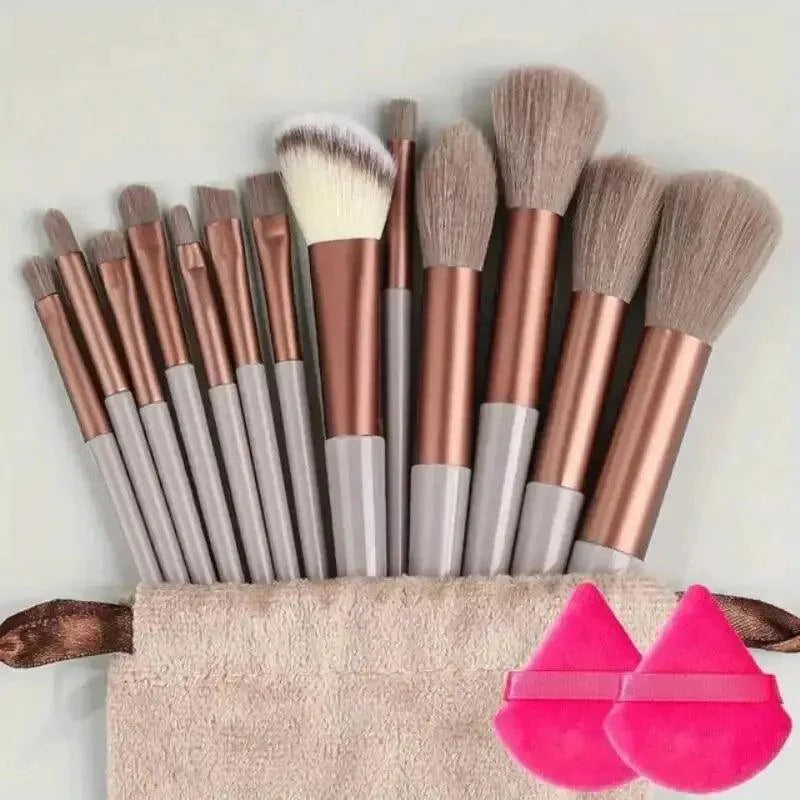 Makeup brush set soft fluffy professional cosmetic tool