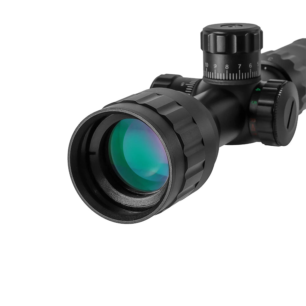 KNIGHT 3-9x32 AOL Tactical Hunting Scopes Red and Green Dot Illuminated Optics Scope Mil-dot Sight Rifle Scope