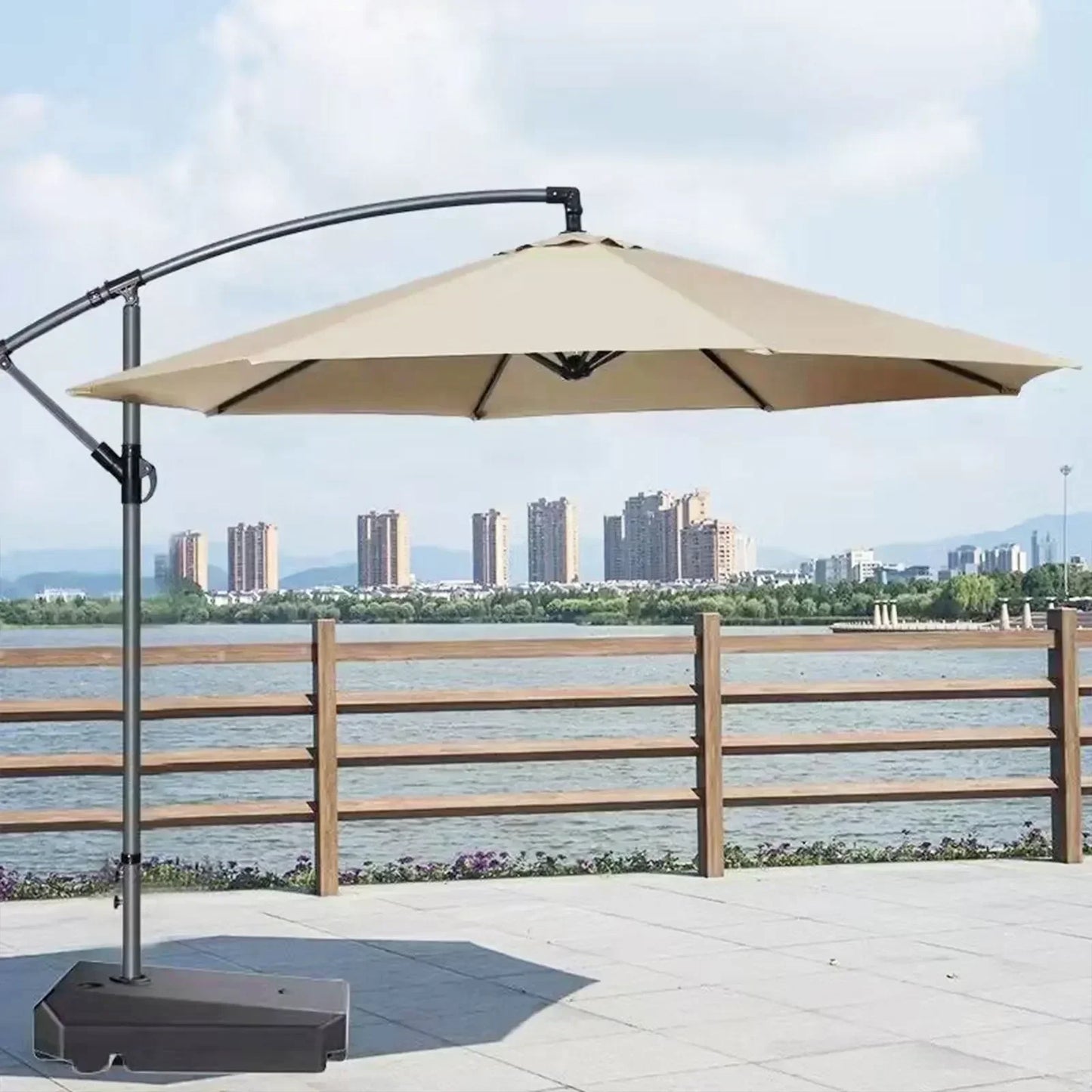 Sonnenschirm-Bezug 2025: 2/2.7/3m UV-Schutz Parasol Sonnenschutz Schirm-Bezug - Wasserdicht Garten Strand Ersatzbezug 6/8 Streben