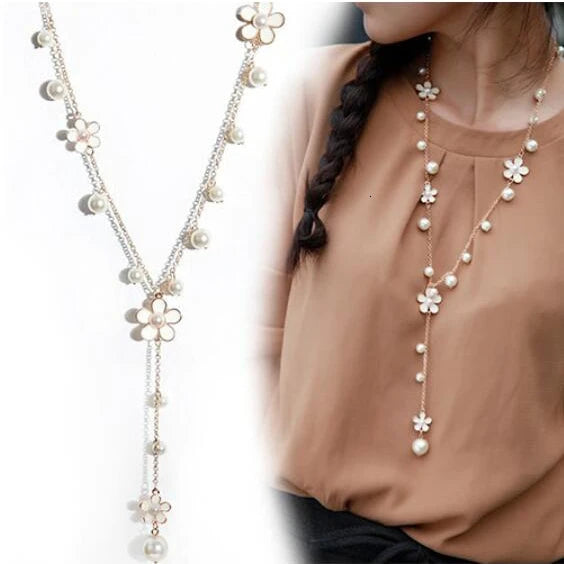 Declarație Maxi Fashion lung coliere și pandantive pentru femei moda geometrică colier bijuterii Collier Femme guler accesorii