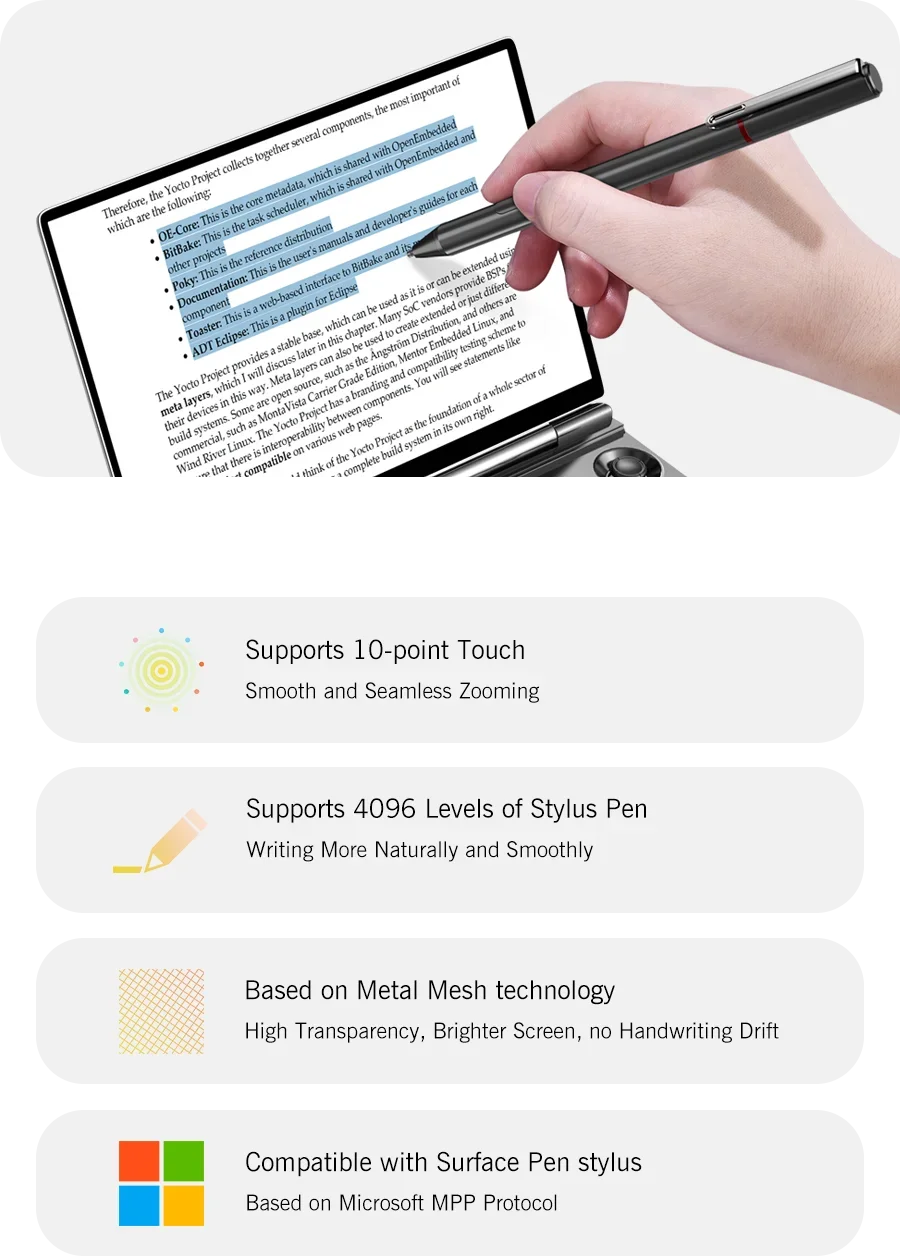 GPD WIN Max2 Gaming-PC - AMD 9HX, 10.1 Zoll, 13h Akku