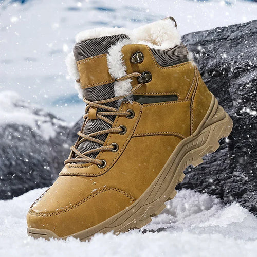 Lexsan Allround Winterschnürstiefel Wasserdicht - Größe Knöchelhöhe Rutschfeste Sohle