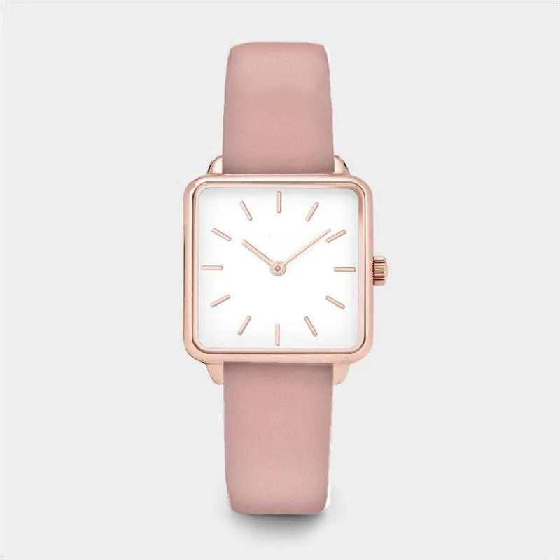 Luxuriöse Strass Damenuhren - Top Marke Elegante Quadratische Analog Quarz Uhr - Modische Damenuhr Geschenk