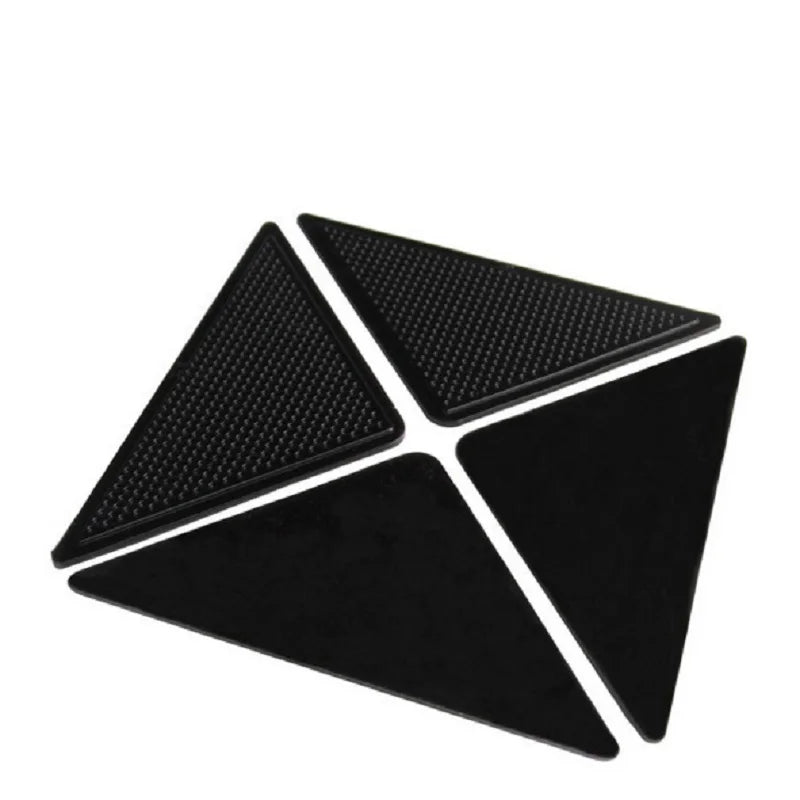 Guangdong Teppich Stopper - 4 Stk Gummi Rutschfest 5x5 cm