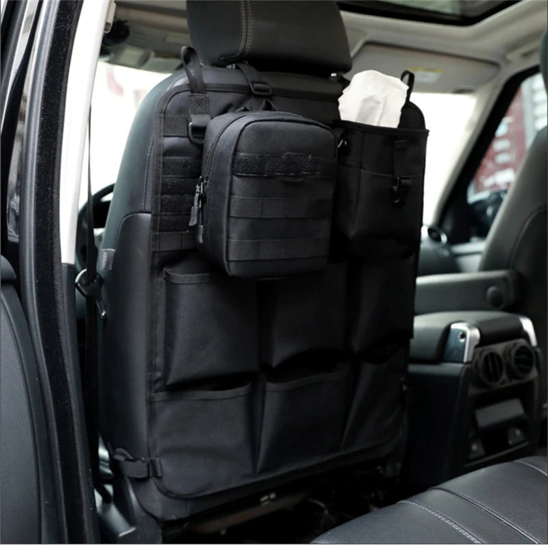 Car Organizer Seat Back Storage Bag Multifunction Camo Hanging Bags Car Stowing Tidying Pocket  Interior Accessories 1 Piece