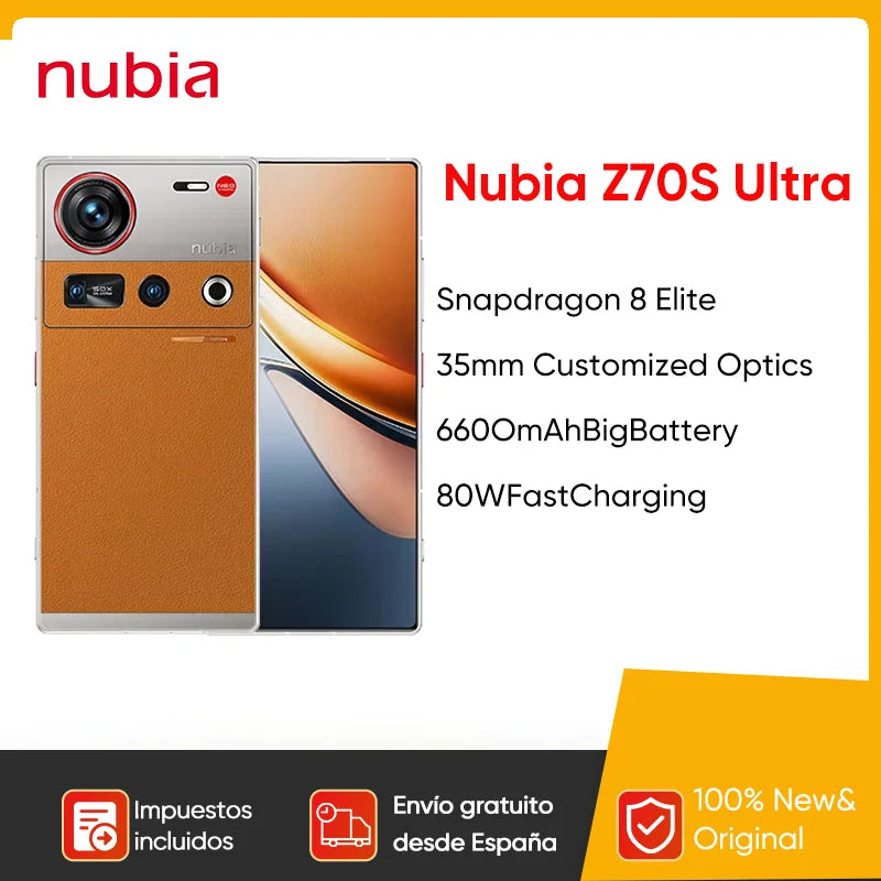 Nubia Z70s Ultra Photographer Edition - 6600mAh 80W 6,85 Zoll