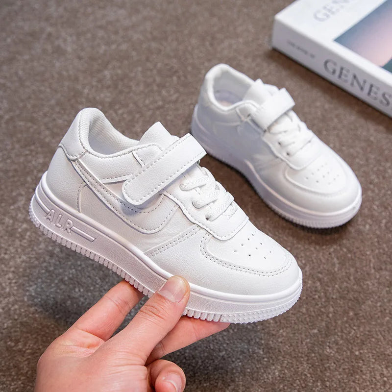 Kleine Weiße Schuhe für Studenten, Weiche Sohlen, Kinder-Brett-Schuhe, Kinder-Schuhe, Rutschfeste Casual-Schuhe für Jungen und Frauen