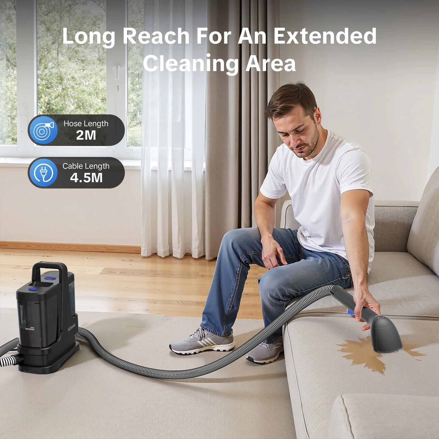 Lubluelu V9 Dampf - 1,75 L Tank 500-999 W 40,9x40,9x22,9