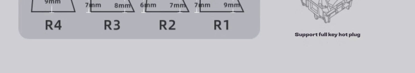 Gravastar 75k1 Mechanische Tastatur - RGB, BT, Alu, 2.4G