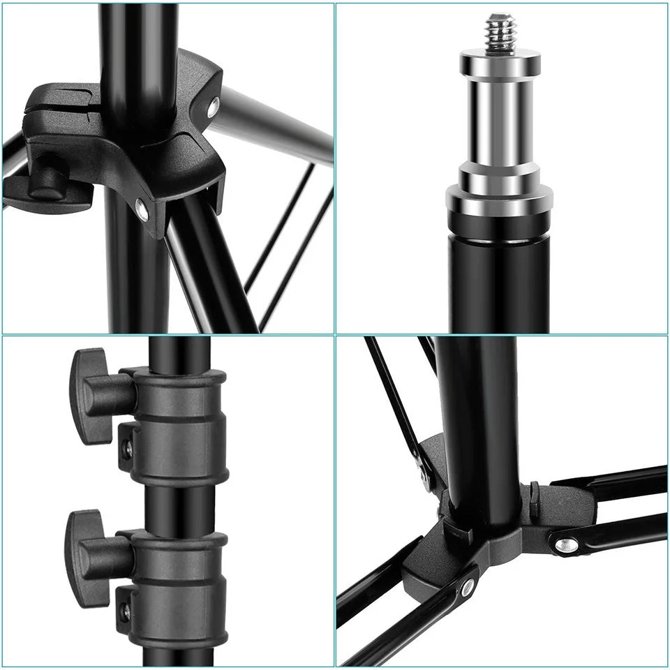 Photography Led Video Ring Light Circle Fill Lighting Camera Photo Studio Phone Selfie Lamp With Tripod Stand Boom Arm Youtube