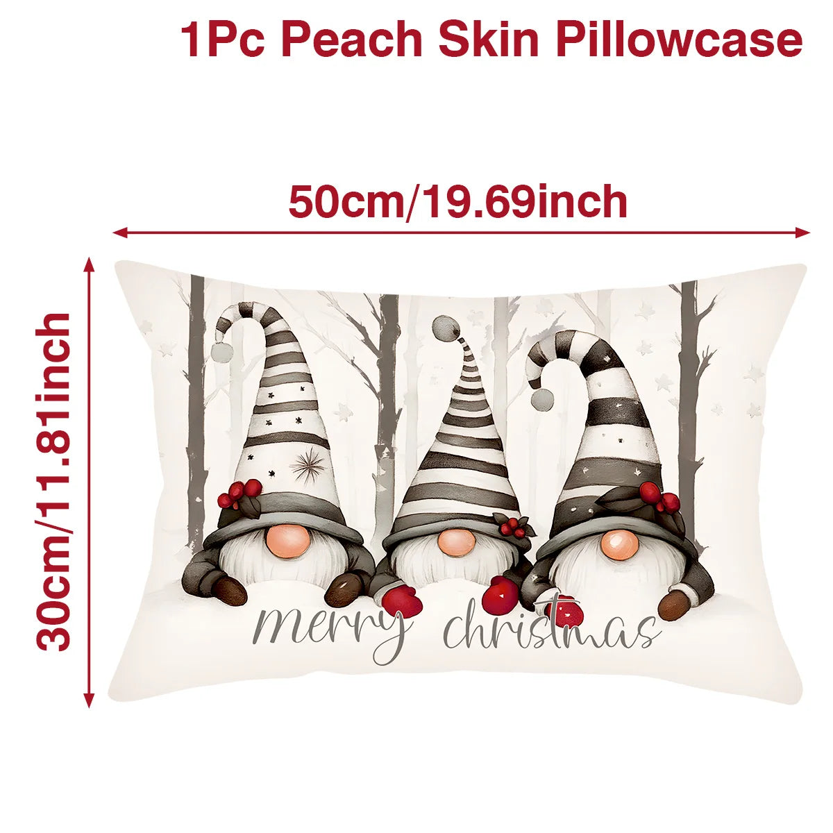 Christmas Nutcracker Pillow Cover Merry Christmas Decorations for Home 2025 Navidad Natal Xmas Sofa Pillowcase New Year 2026