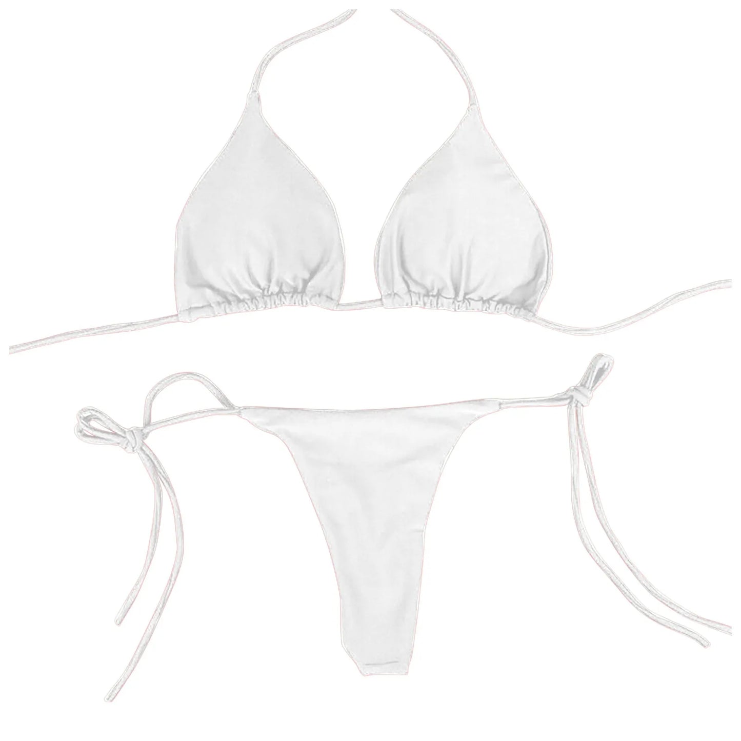 Brazilian Bikini Set 2025 - Zweiteiliger Sommer Bikini mit String-Höschen