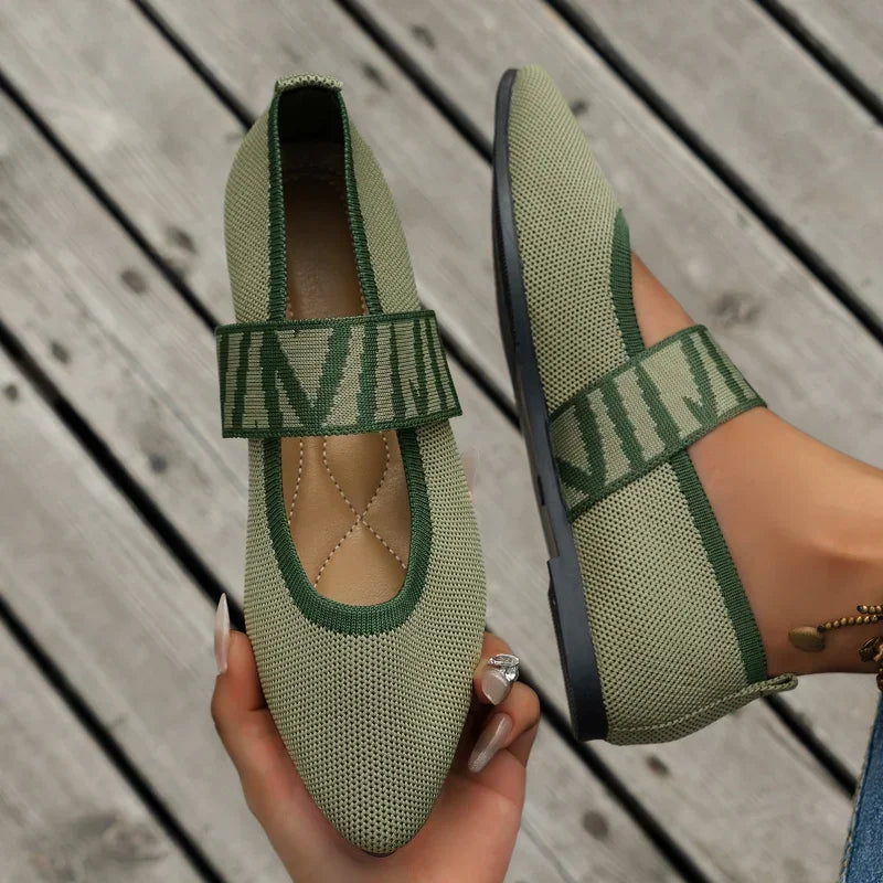 New Women's Ballet Flats Casual Shoes Low Heel Barefoot Elegant Woman Sneakers  Comfortable Pointed Toe on Offer Women's Shoes