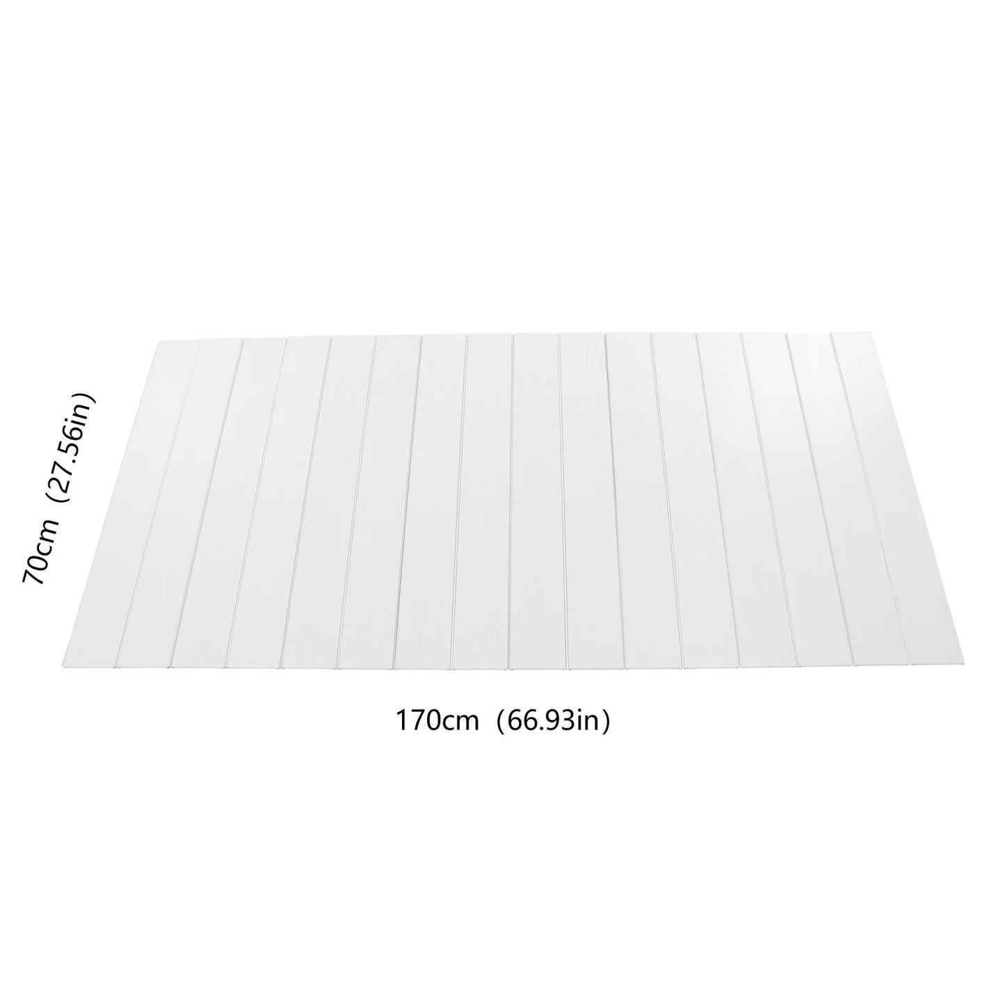 NONEM Badewannenabdeckung Faltbar PVC Größe 170x70 cm