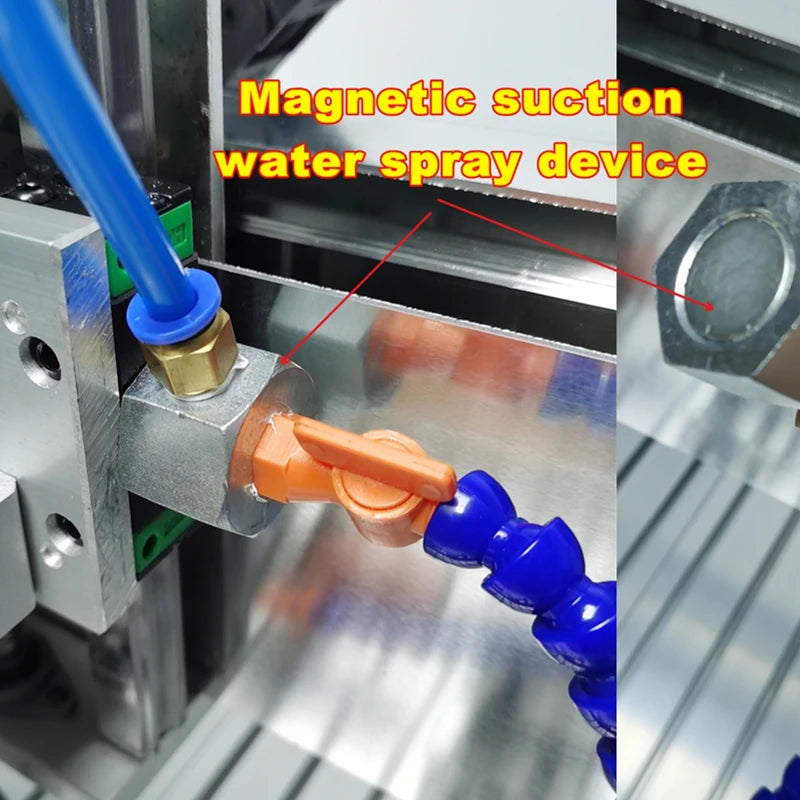 LYBGACNCCNC Wassergekühlte CNC Router - 2200W Achsen 3 5 Maße 2030 by Golden Bridge Store