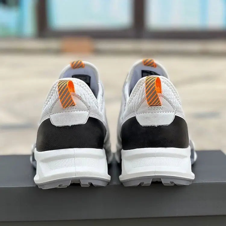 TAQCMSCN Echtes Leder Golfschuhe - Größe 42, TPU-Sohle, Leicht, Herren Für Training Und Spiel