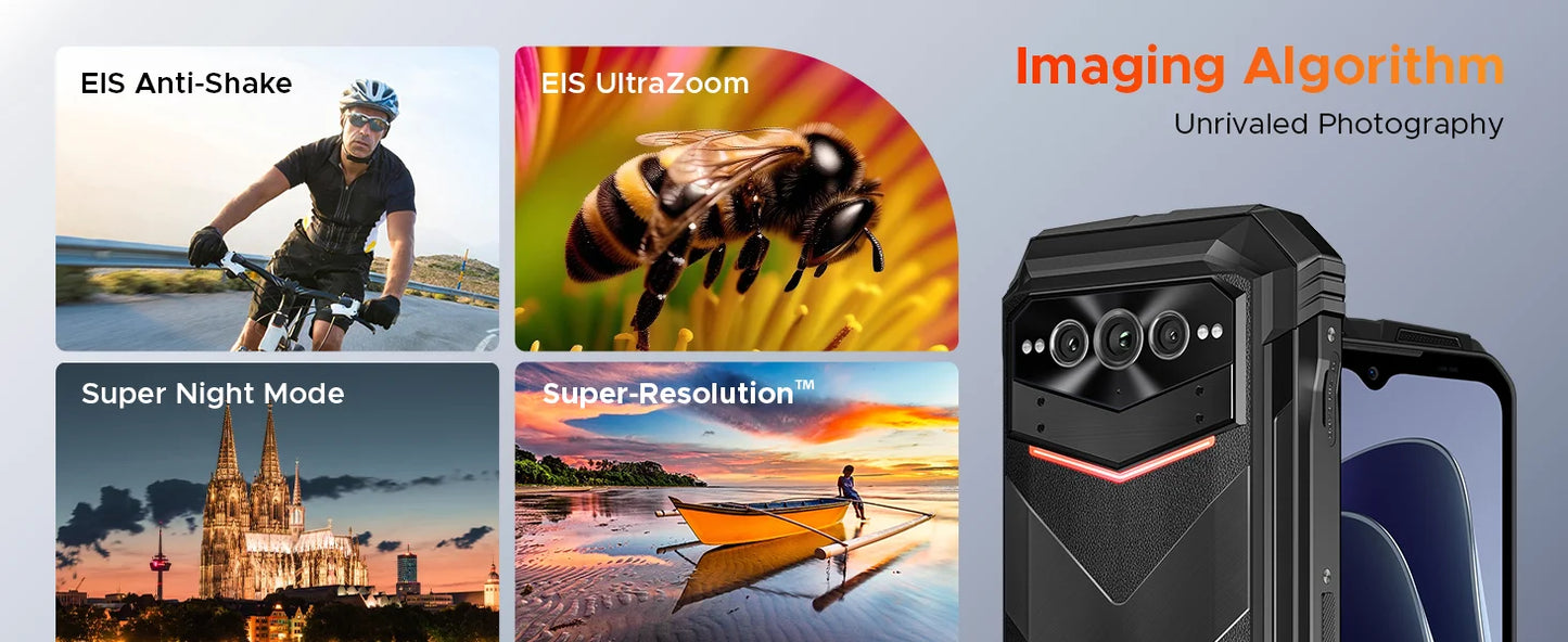 DOOGEE V Max Pro Robustes 5G Smartphone - 22000mAh 33W 6,58 Zoll