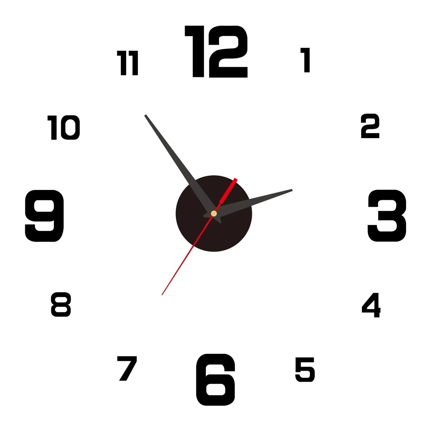 Choice Quartz Wanduhr Modern - Acryl Leise Groß 60cm