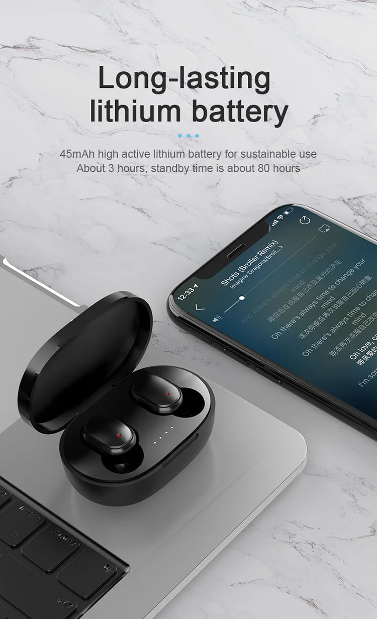 Bluetooth-Kopfhörer 2025: Original A6S TWS Headset Wireless Earphones Bluetooth Headphones - Sport Stereo Fone Bluetooth Earbuds for Xiaomi Huawei iPhone Collection