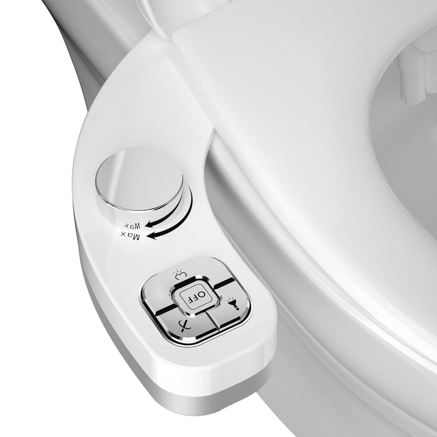 Bidet 2025: SAMODRA Button Non-Electric Self Cleaning - Dual Nozzle Fresh Water Collection