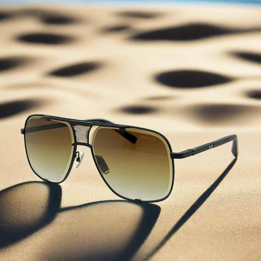 Mach five high quality titanium fashionable sunglasses