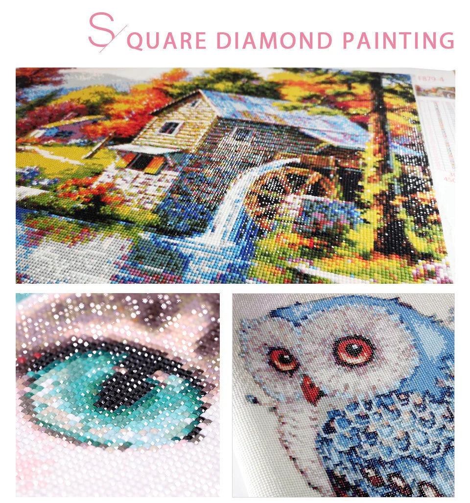 HUACAN Foto Anpassen Diamond Painting Kreuzstich Voll Quadrat Bild von Strass DIY Diamond Mosaik Diamond Stickerei Sale